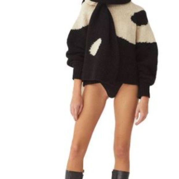 Paloma Wool Sweaters | Paloma Wool Yin Yang Sweater | Color: Black/White - Picture 6 of 8